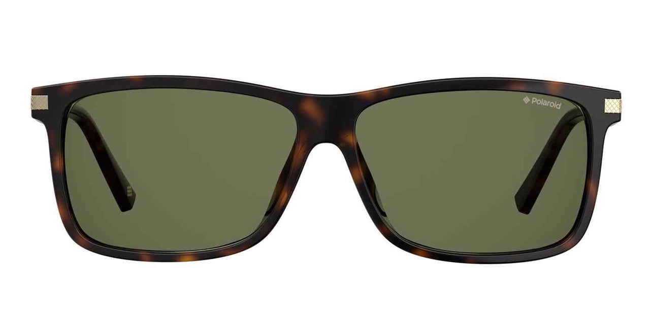 0086-UC - Dark Havana - Green Polarized Lens