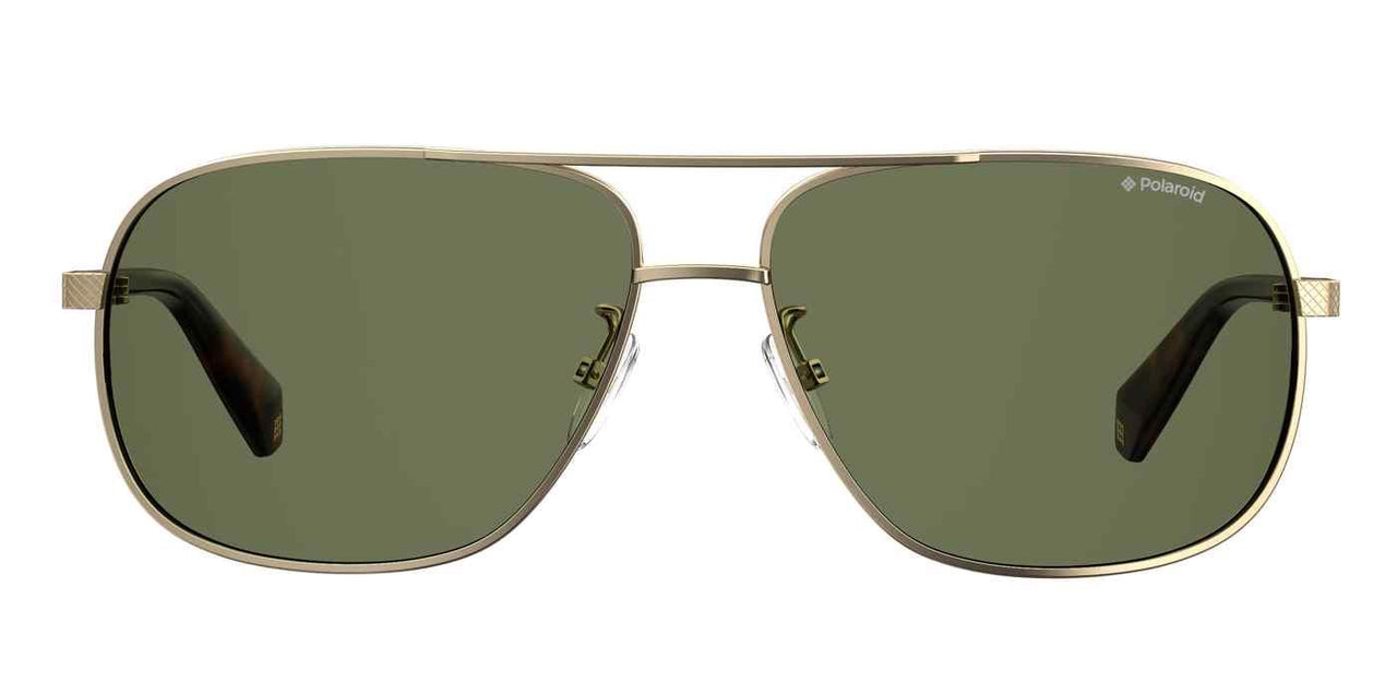 0J5G-UC - Gold - Green Polarized Lens