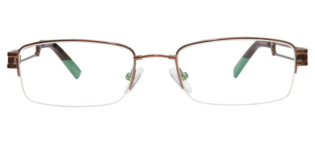 Rectangle Half Rim 201937 Eyeglasses