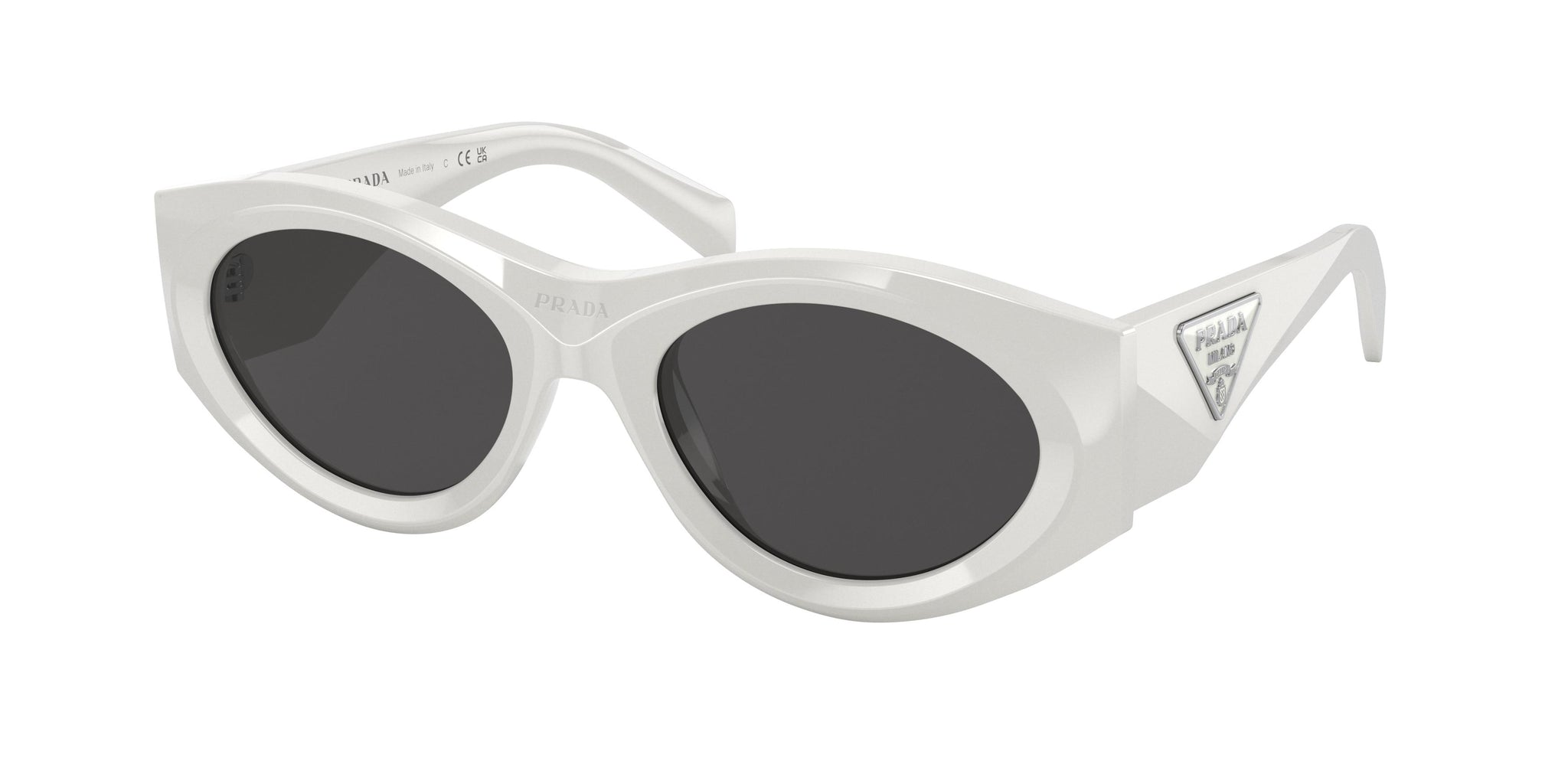 【セブン】PRADA sunglasses Prada PR A07S XS (52 - 20) with Grey lenses and White frame