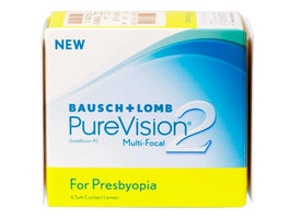 PureVision 2 Monthly Multifocal Contact Lenses for Presbyopia 6PK