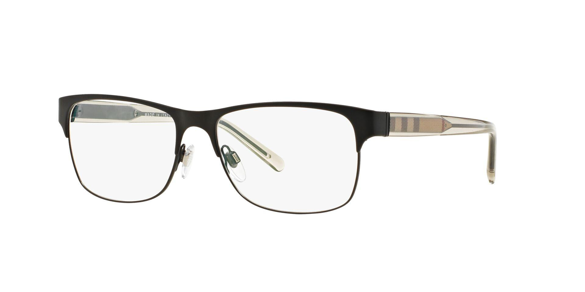 Burberry BE1289 Eyeglasses Matte Black 1007