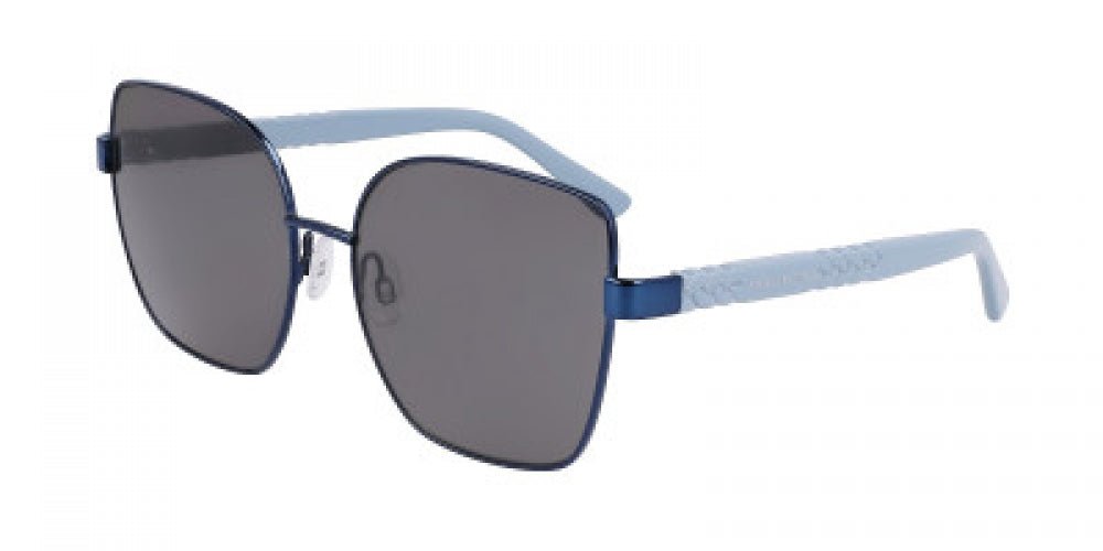 New! Anne Klein Sunglasses with Case AK7086 410 Navy Blue Aviators AK7086 Sunglasses - Anne Klein Authorized Retailer  main image 2