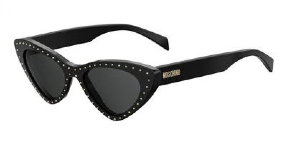 NEW MOSCHINO SUNGLASSES BLACK WOMEN EYEWEAR MOSCHINO MOS006/S 0807 IR Moschino MOS006/S/STR 0807 IR Women main image 3