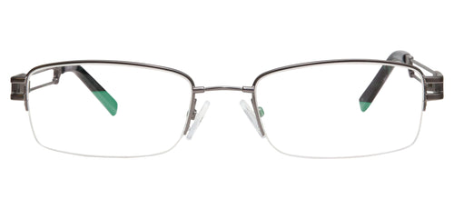 Rectangle Half Rim 201937 Eyeglasses