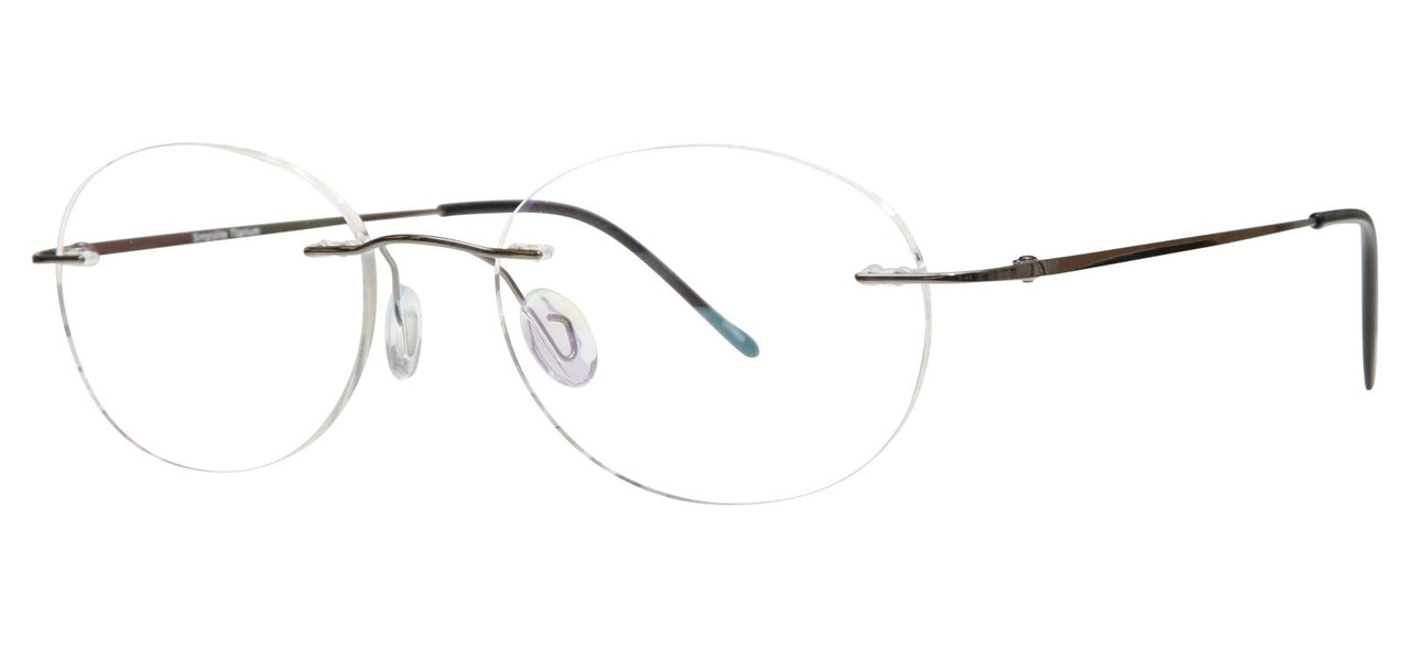 Blue Light Blocking Glasses Oval Rimless 201966 Eyeglasses Includes Blue Light Blocking Lenses