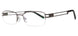 Blue Light Blocking Glasses Rectangle Half Rim 201937 Eyeglasses Includes Blue Light Blocking Lenses