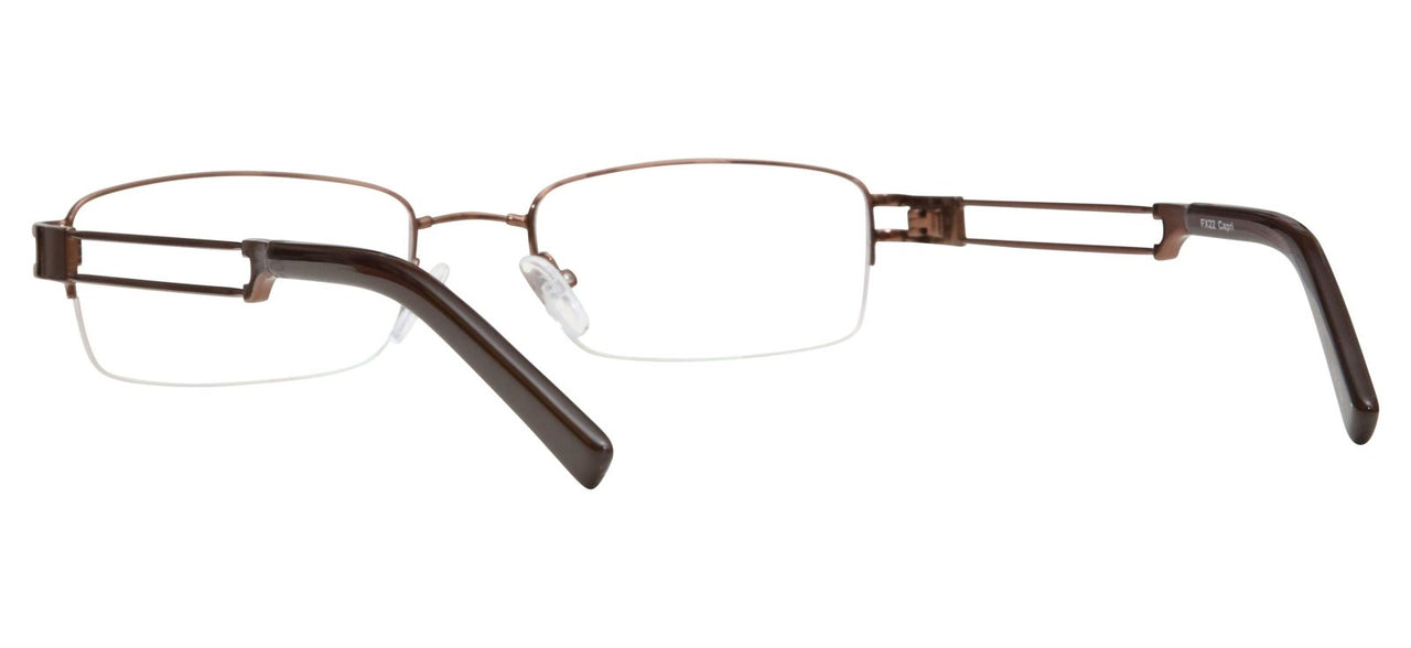Blue Light Blocking Glasses Rectangle Half Rim 201937 Eyeglasses Includes Blue Light Blocking Lenses