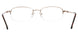 Blue Light Blocking Glasses Rectangle Half Rim 201959 Eyeglasses Includes Blue Light Blocking Lenses