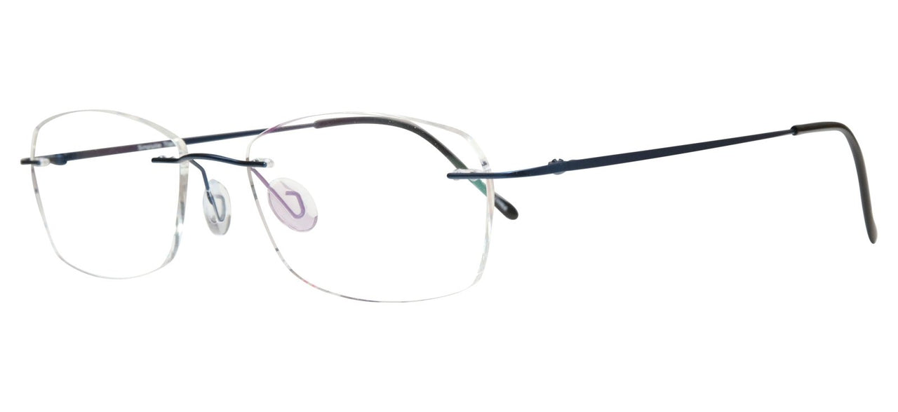 Blue Light Blocking Glasses Rectangle Rimless 201967 Eyeglasses Includes Blue Light Blocking Lenses