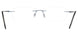 Blue Light Blocking Glasses Rectangle Rimless 201967 Eyeglasses Includes Blue Light Blocking Lenses