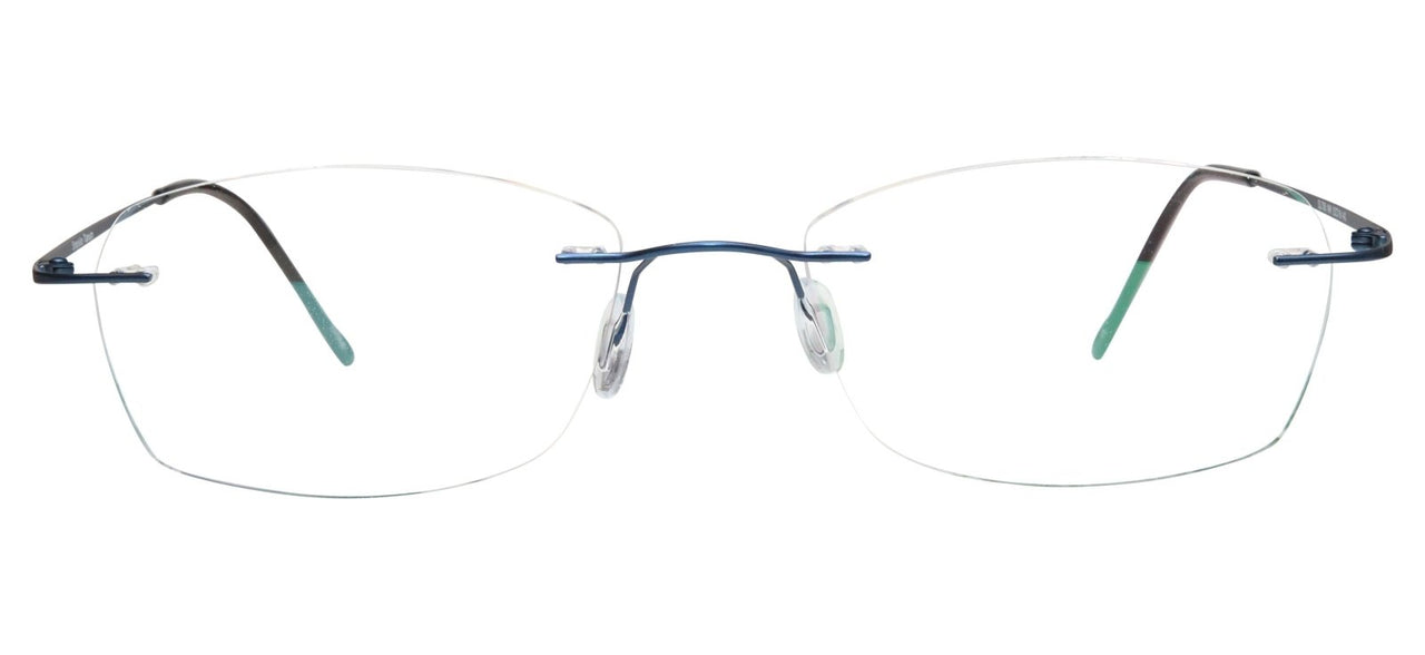 Blue Light Blocking Glasses Rectangle Rimless 201967 Eyeglasses Includes Blue Light Blocking Lenses