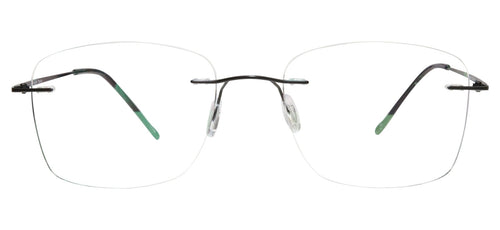 Blue Light Blocking Glasses Square Rimless 201968 Eyeglasses Includes Blue Light Blocking Lenses - designeroptics.com