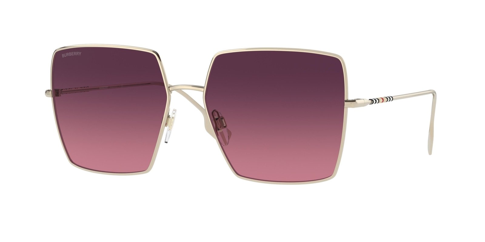Burberry Daphne Women\'s Sunglasses - Tan / pink Amazon.com: BURBERRY Sunglasses BE 3133 133713 Daphne Rose  main image 4