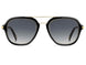 02M2-9O - Black Gold - Dark Gray Gradient Lens