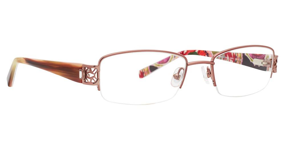 Vera Bradley VB-3030 Camellia Half Rim Eyeglasses Frame w/ Flexhinge and Case Vera Bradley VB-3030 Eyeglasses - main image 3