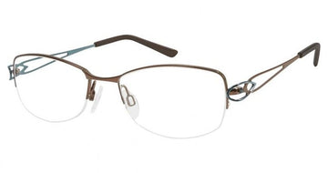 Charmant Pure Titanium TI12140 Eyeglasses - designeroptics.com