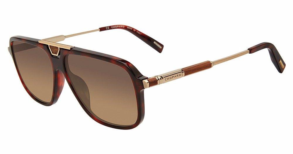 Chopard rare piece sunglass Chopard Happy Diamonds SCH 012S White Shield Oversized Women  main image 3