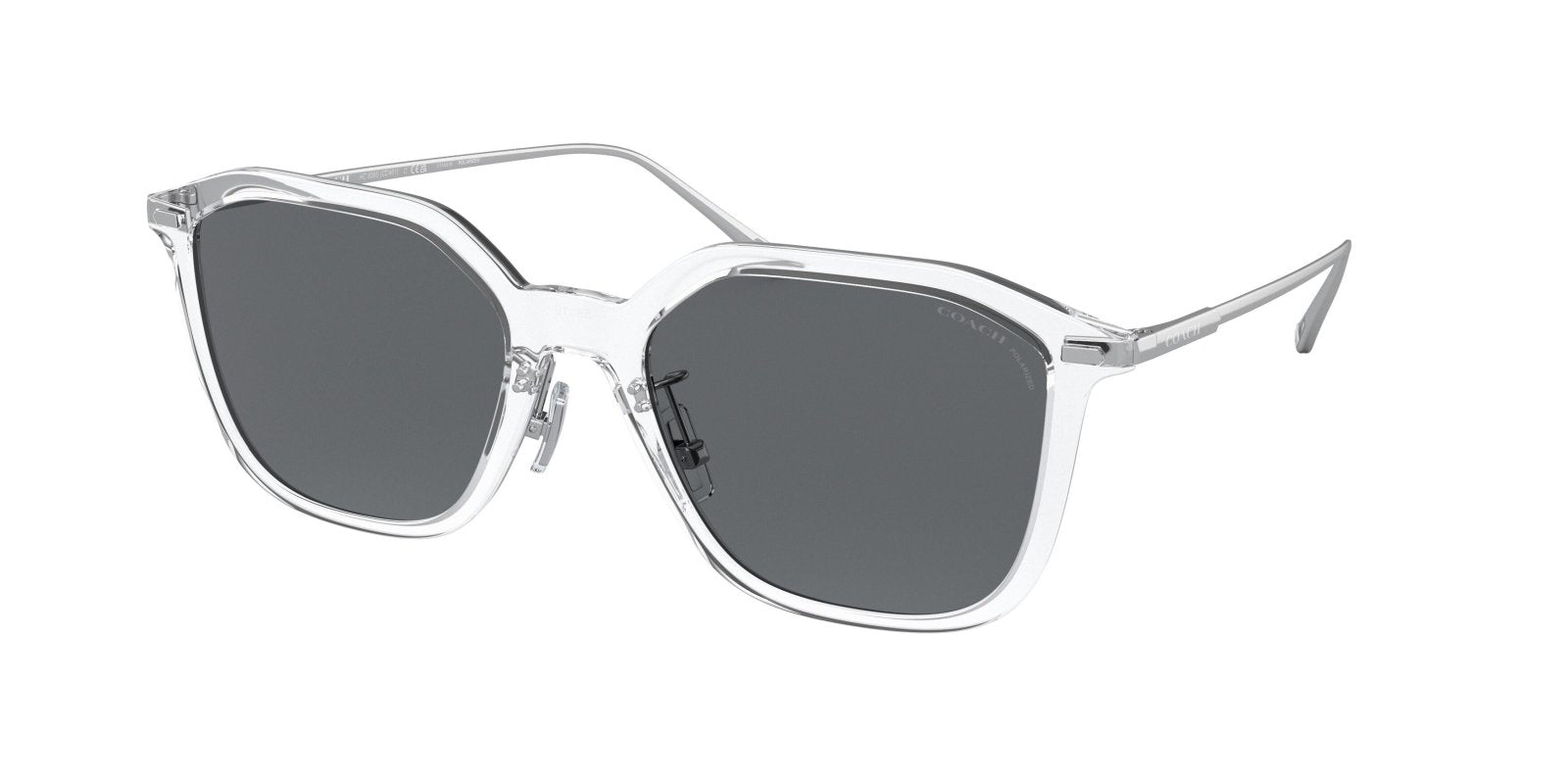 Coach Black and Silver Aviator Sunglasses Coach HC7074 Replacement Lenses by Revant Optics main image 2