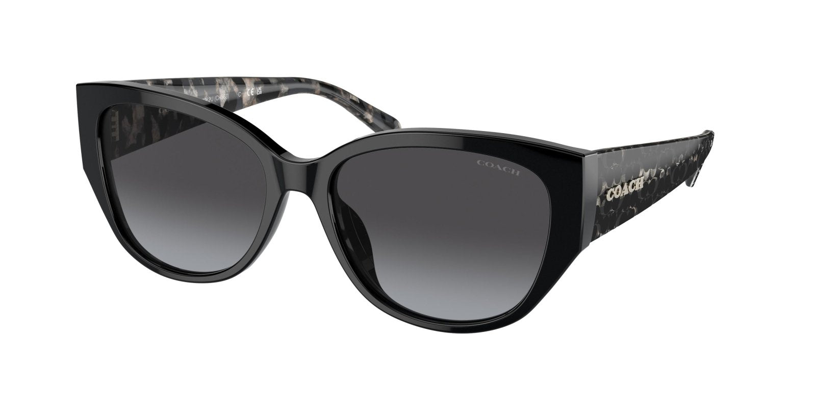 COACH サングラス HC8362U CH563 Amazon.com: Coach HC8362U Universal Fit Sunglasses, Black