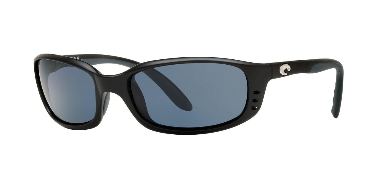 Costa Del Mar Brine Sunglasses - Matte Black Frame - Dark Gray Lens