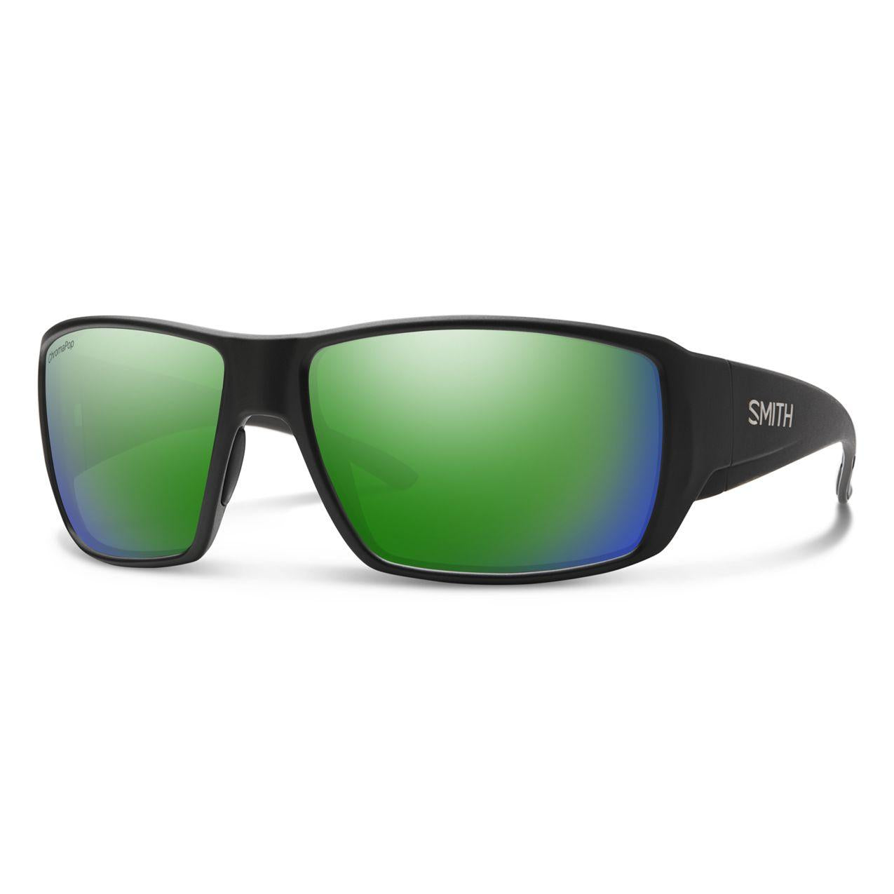 00362UI - Matte Black - Chromapop Glass Polarized Green Mirror