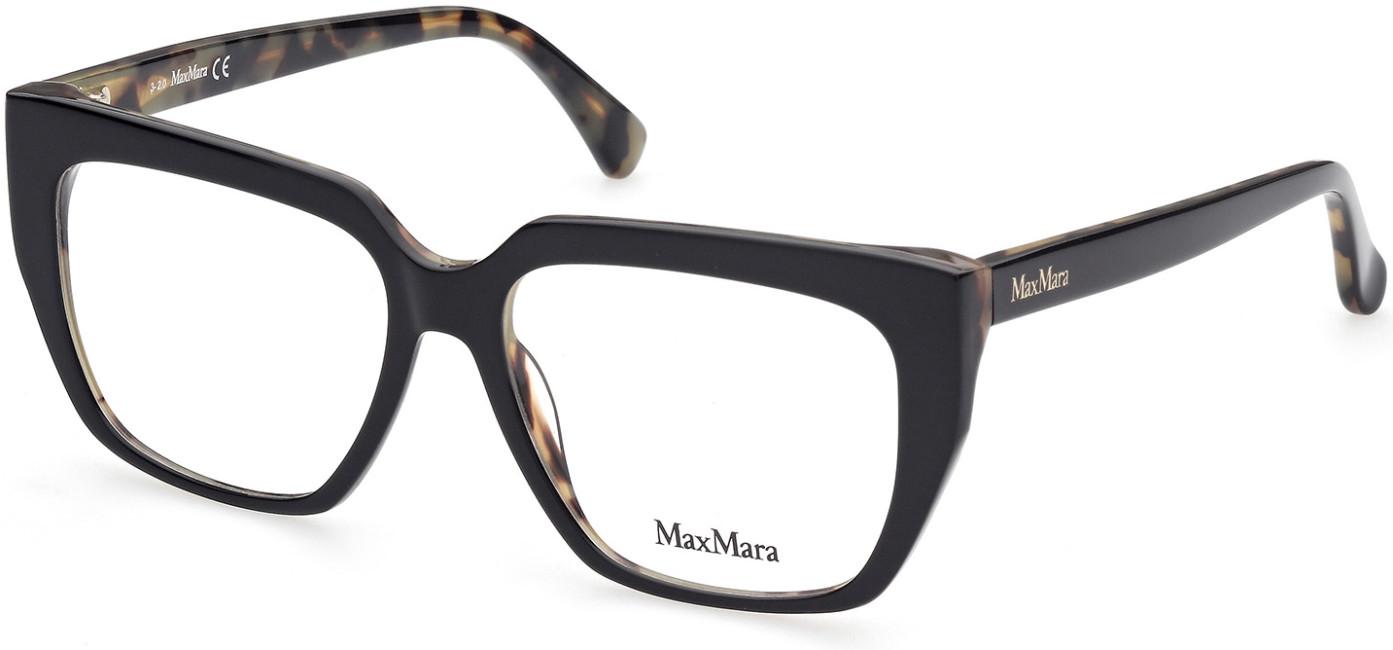 メガネ Max Mara FW25 Maxmara - MM5151-B - 001 (MM5151 B 52001 001) Max Mara™ MM5151-F-B Cat-Eye Eyeglasses | EyeOns.com