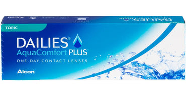 Dailies AquaComfort Plus Toric Daily Contact Lenses (For Asigmatism) 30PK / 90PK - designeroptics.com