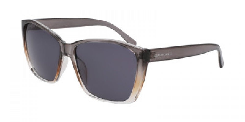 Draper James Translucent Smoke Round Sunglasses Sunglasses in Smoke Stripe – Draper James main image 4