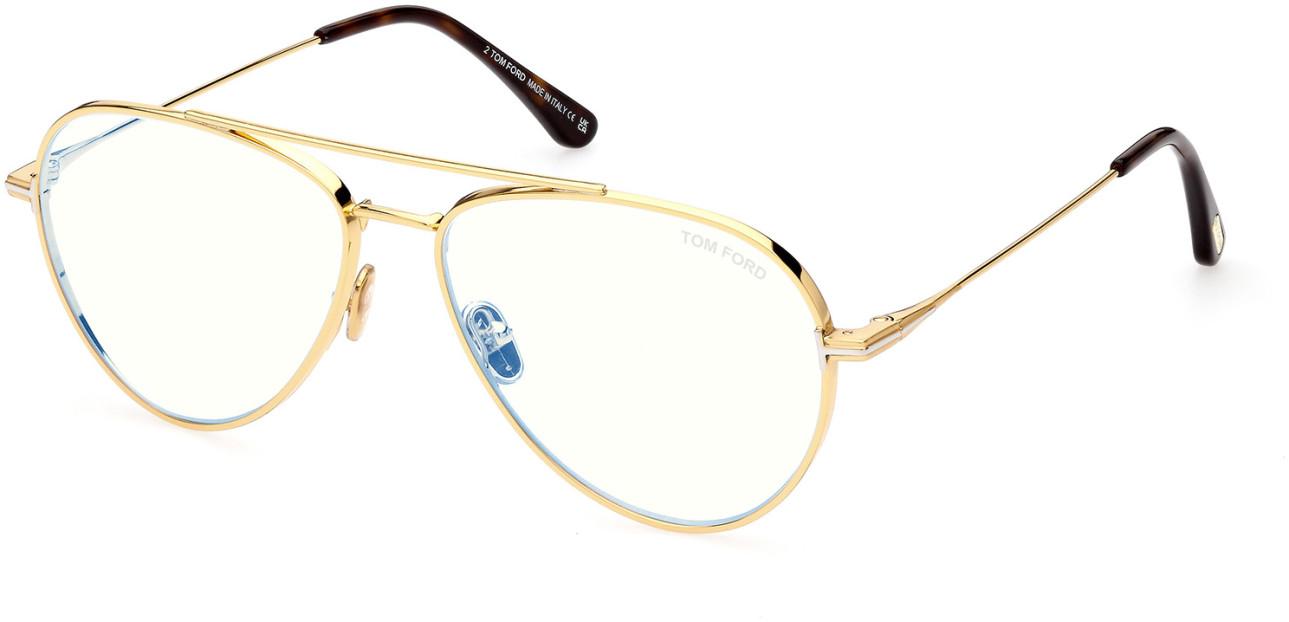Tom Ford Blue & Gold Aviator Sunglasses Tom Ford Sunglasses FT1017 14V Silver Pilot-Aviator Blue  main image 2
