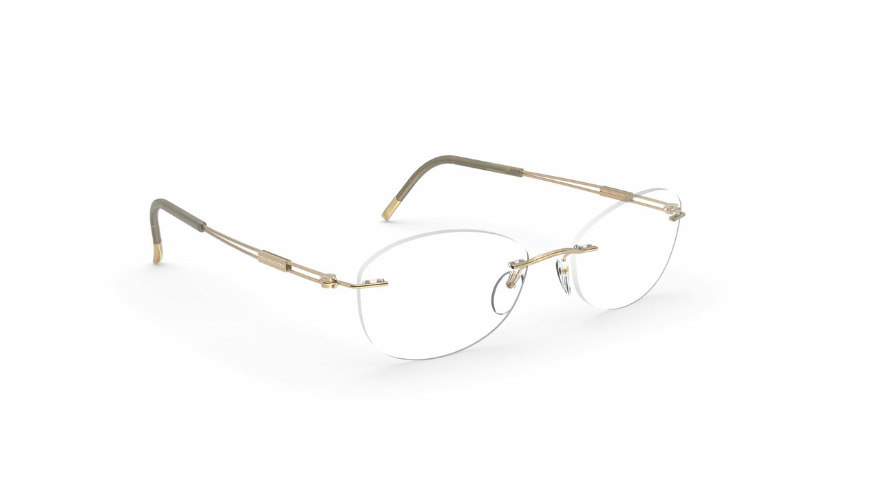 Silhouette TNG Crystals Demo Rimless 5551 Eyeglasses