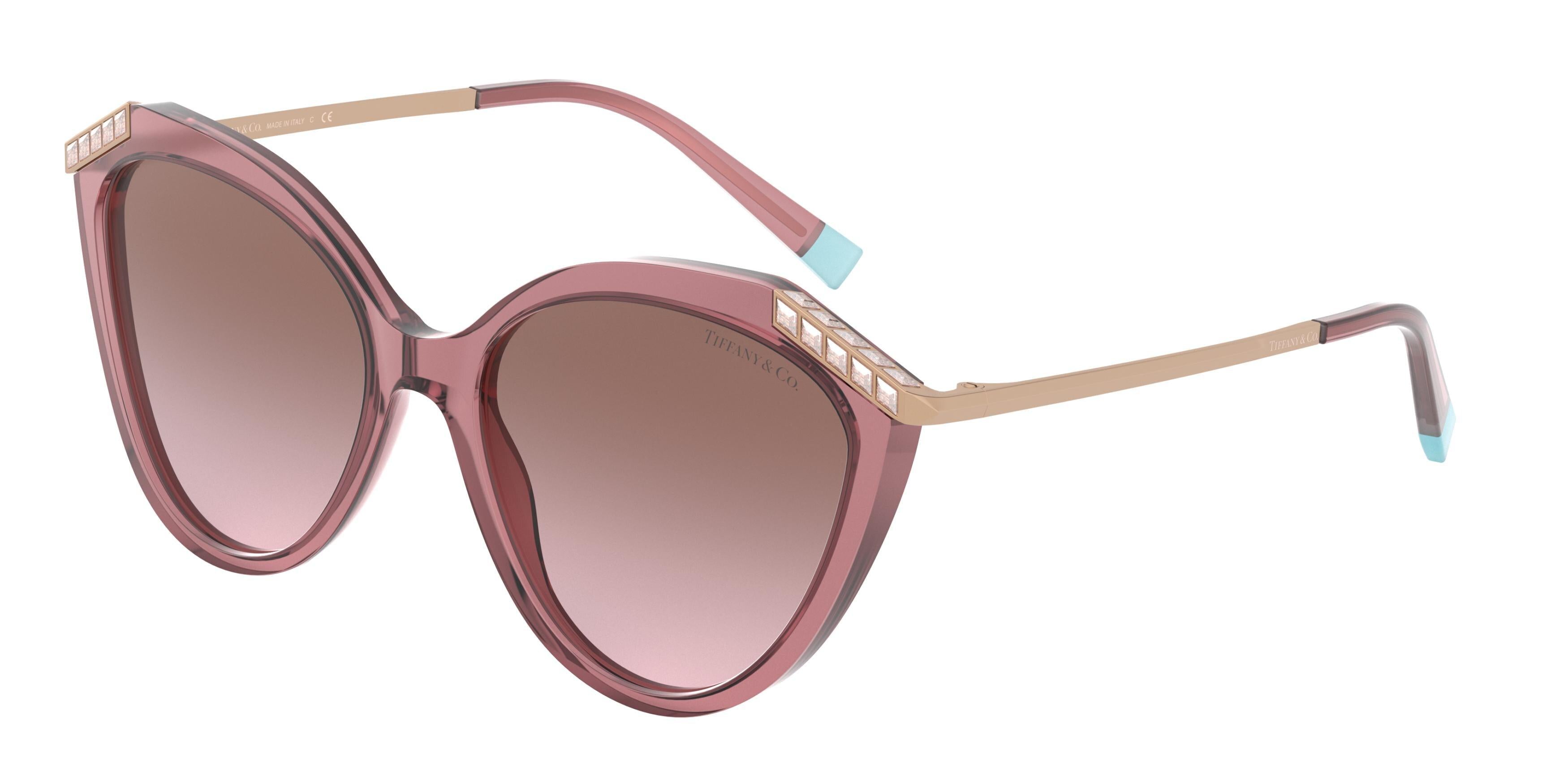 Tiffany TF4173B Cat Eye Sunglasses | 80153B-Havana Tiffany & Co. Sunglasses Women main image 3