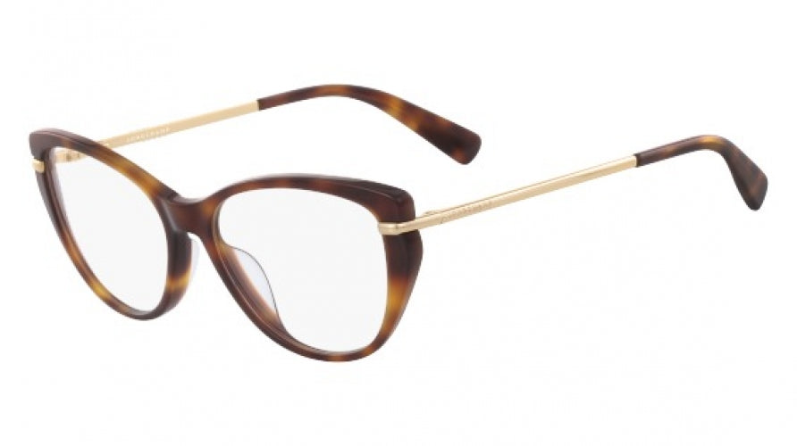 Longchamp Eyeglasses Frames LO2629 690 Tortoise Pink Gold Cat Eye 54-16-140 Longchamp Eyeglasses Frames LO2629 690 Tortoise Pink Gold  main image 4
