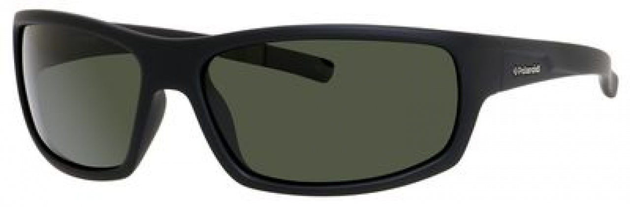 09CA-RC - Black Rubber - Green Polarized Lens