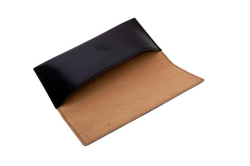 Eyeglass Case with Magnetic Closure - Executive Magnetic Eyewear Semi Hard Pouch � Protective Sunglasses Storage Case X-Large - Black - designeroptics.com