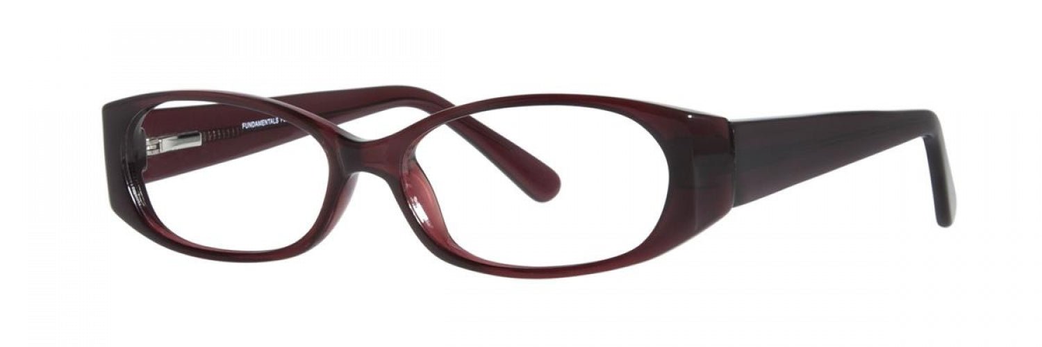Fundamentals  Closeout  F005 Eyeglasses Wine 52mm Fundamentals Eyeglasses and Sunglasses main image 3