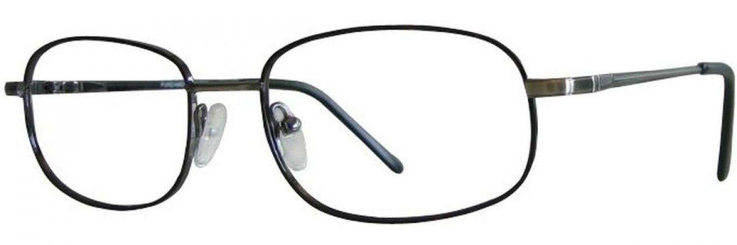 Fundamentals F200 Eyeglasses Gold 53mm New Roundish Gold Fundamentals Eyeglasses Amber Fusion Rim  main image 2