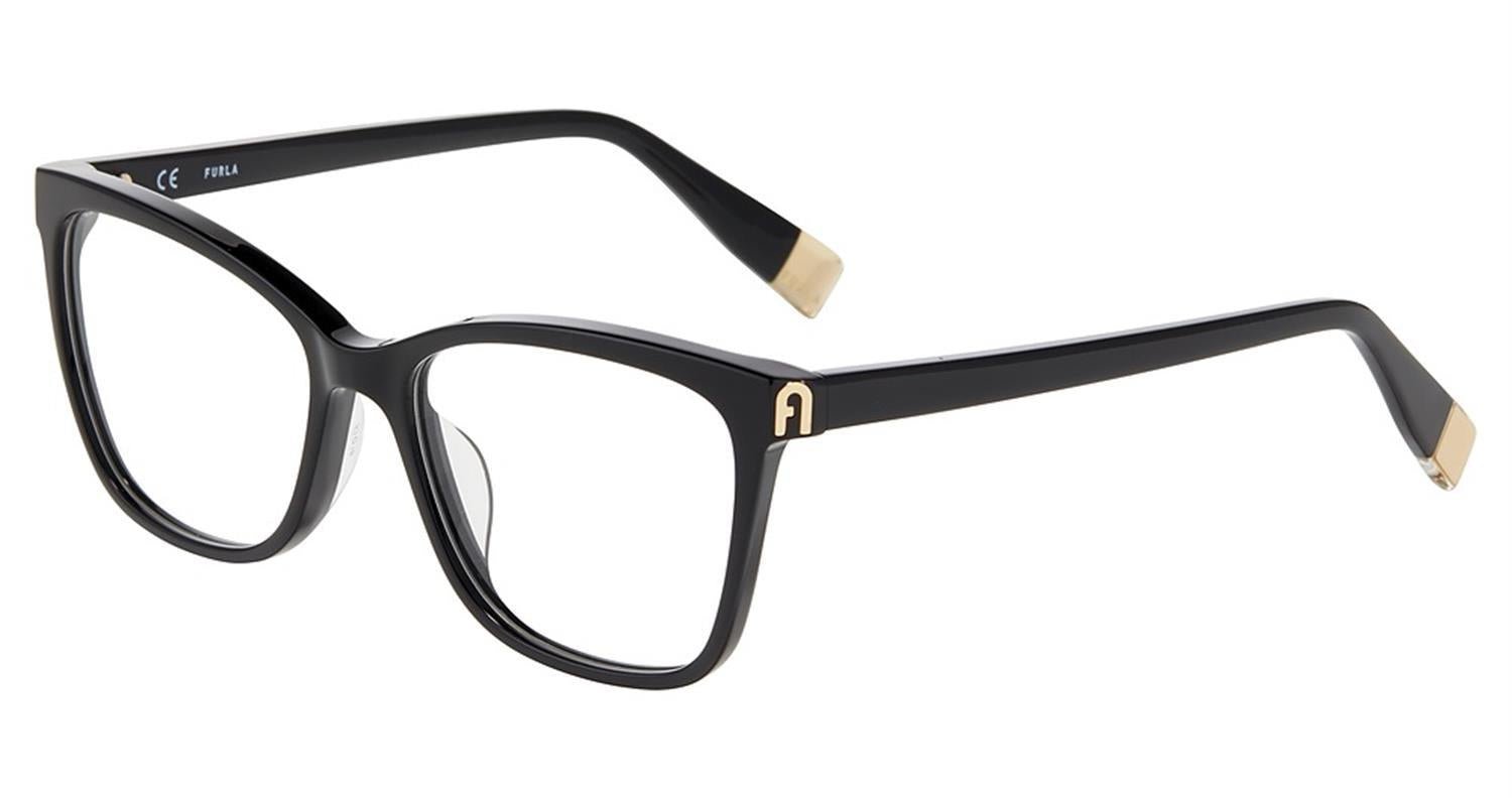 FURLA Eyewear Hard Case Black, Triangle, Velveteen Interior with Lens Cloth NWOT Amazon.com: Furla Sunglasses VFU 718 0700 : Clothing, Shoes  main image 3