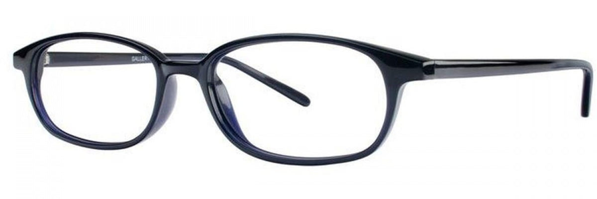 Gallery Joplin Eyeglasses Black 48mm Polarized Iconic Thick Bevel Horn Rim Rectangular Hipster  main image 4
